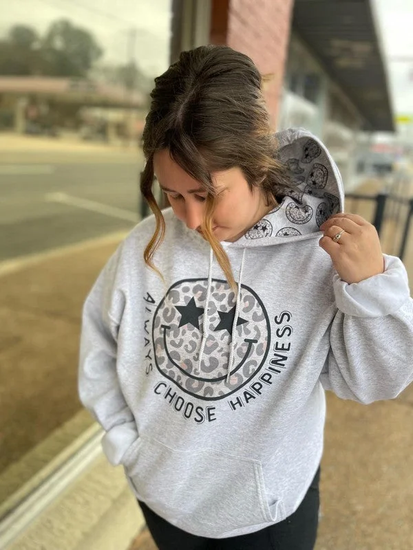 Always Choose Happiness Hoodie | Plus Size