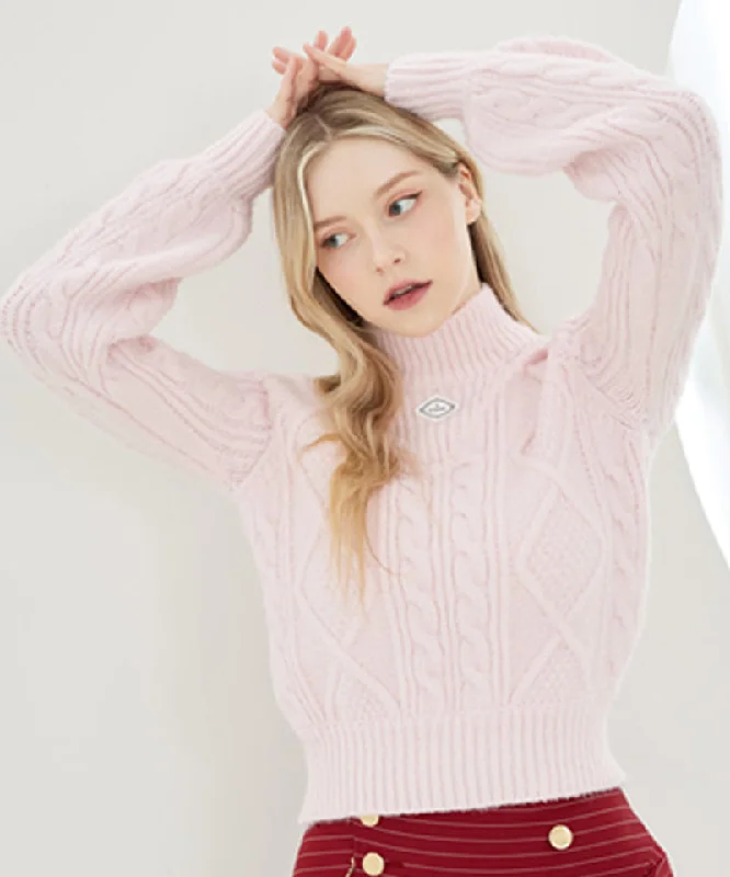 J.Jane Balloon Sleeves Sweater - Pink