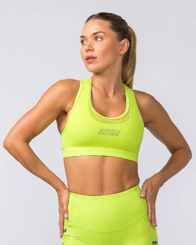 Amplify Bra - Cyber Lime