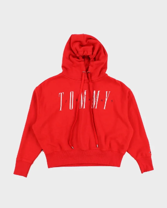 Tommy Hilfiger Red Hoodie - XS