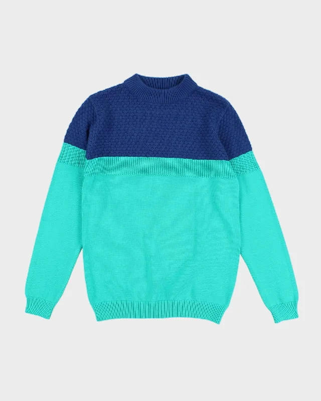 Unisex 100% Cotton Knit Jumper - L - M